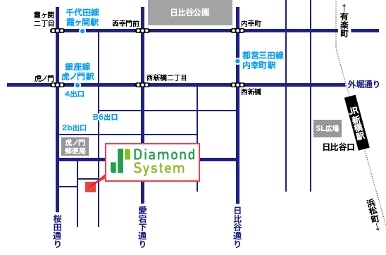 会社概要の地図